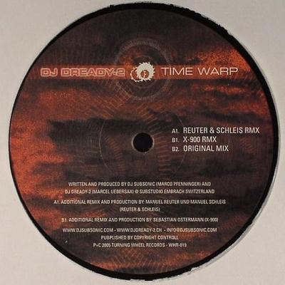 12inch Record DJ DREADY2 Time Warp WHR019 Turning Wheel R 2005 Sweden Dance Electronica Used