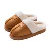 2025 Autumn and Winter Cotton Slippers Home Thick-soled Plush Warm Couple Plush Shoes