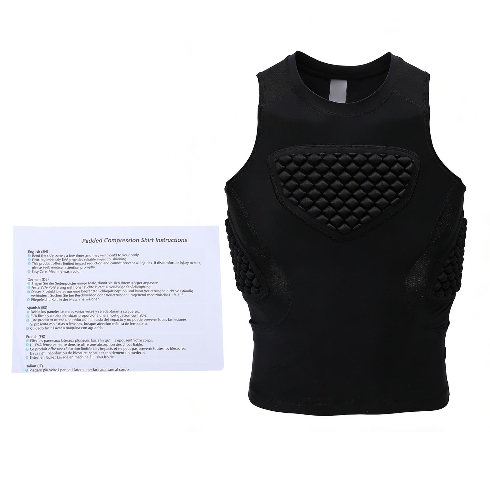 Tomtop Jms Unisex Baseball Chest Protector For Youth Adult Padded Compression Rib Sternum Heart Guard For Football Softball Lacrosse 11