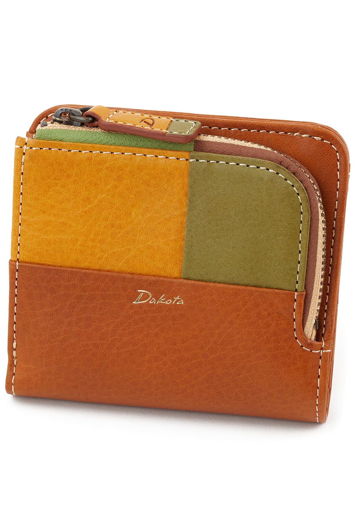 

Кошелек двойного сложения из натуральной кожи Camel [Dakota] женский DA-31620-45 верблюд