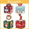Christmas Themed Pattern Paper Box Set Holiday Decoration Props For Festive Giving