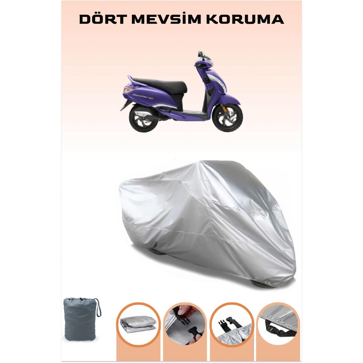 

Tvs Jupiter 125 Compatible Motorcycle Canvas, Engine Cover