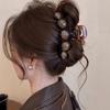 1 Stück Modische Perle Groß Einfach Elegant Acryl Haarspange Haarnadel, Geeignet für Party, Pendeln, Outfit-Kombination, Haaraccessoires