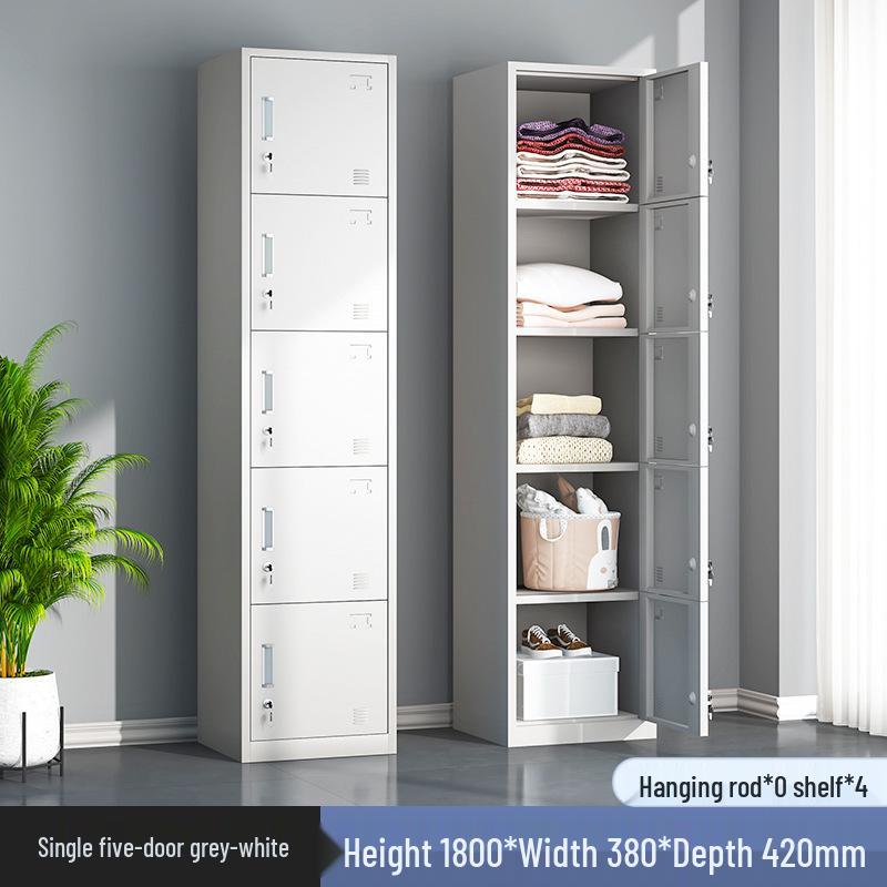 Single Door Steel Locker Cabinet for Employee or Dormitory Use