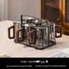 Handun Chinese Style High Borosilicate Glass Mug Set