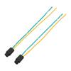 2pcs Bulb Base 12V Heat Resistant T5 LED Light Bulb Sockets with Wire for Industrial Equipment