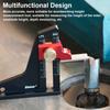 Aluminum Alloy Height Gauge Dual Scales Home DIY Woodworking Height Measurement Tool Tablesaw Depth Measuring Ruler