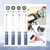 T6 T8 T9 T10 Torx Schraubendreher Set T8H TR9 TR10 Torx Sicherheitsschraubendreher Kompatibel mit Serie S & X PS4 PS5 Controller Reparatur