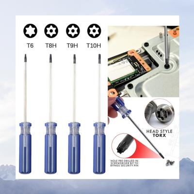 T6 T8 T9 T10 Torx Screwdriver Set T8H TR9 TR10 Torx Security Screwdriver Compatible with Series S & X PS4 PS5 Controller Repair
