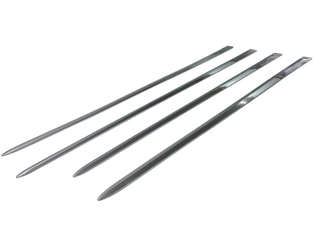 BRIGHTZ LiteAce Van Chrome Side Door Moulds x 100cm x for and 412 LiteAce Vans S402M/S412M (90cm 2, 2) [SAI-MOL-9010] S402, S412, 402,