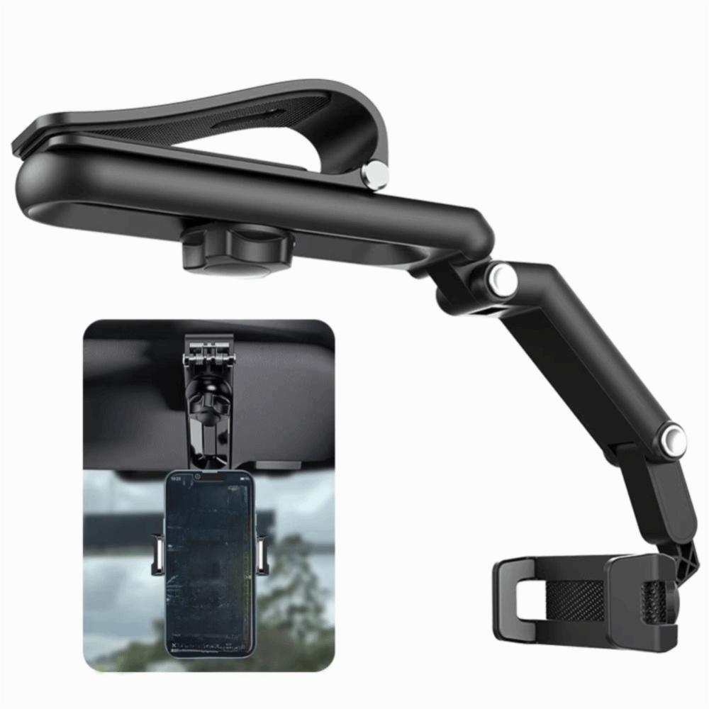 Sun Visor Mount Navigation Stand Retractable Cell Phone Holder  Driving Convenience