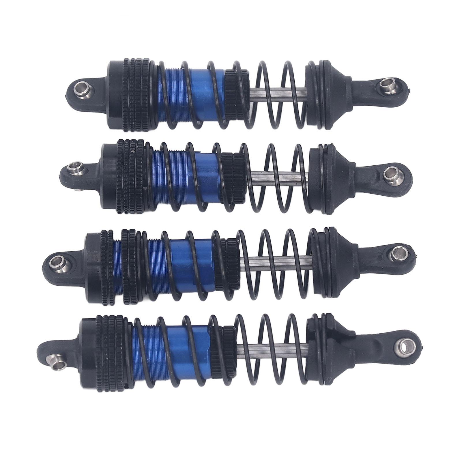 

4 шт. Амортизатор для радіокерованої машинки, алюмінієвий сплав, стабільний, висока еластичність, передній задній амортизатор для LC