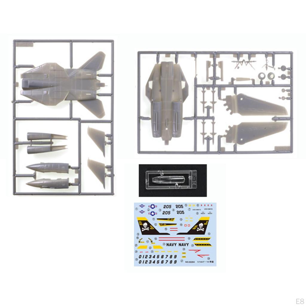 1/144 4D Assembled Fighter Airplane Models Jigsaw Toys, Plane Kits Aircraft Toys Educational