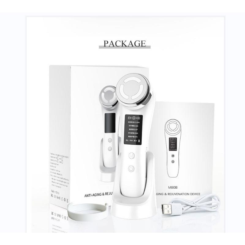 Electronic Beauty Instrument Household Facial Temperature Lifting Pore Cleaner Face Washing Cleansing Introducer