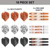 Target Raymond Van Barneveld Model Ink Flight Shaft 420003 & Kit, Medium, 3-Pack,