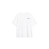 Li Ning Sports Lifestyle Series Letter Logo Printed Round Neck Short Sleeve T-Shirt Men Tops Standard-White AHST751-1