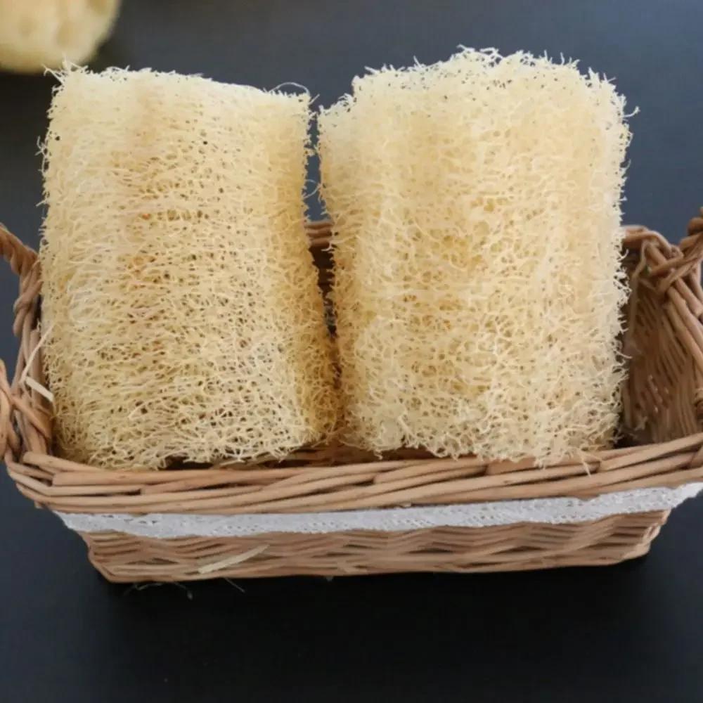 Natural Loofah Luffa Sponge Non-stick Ecological Planting Dishwashing Artifact Good Absorbency Long Body Shower Sponge