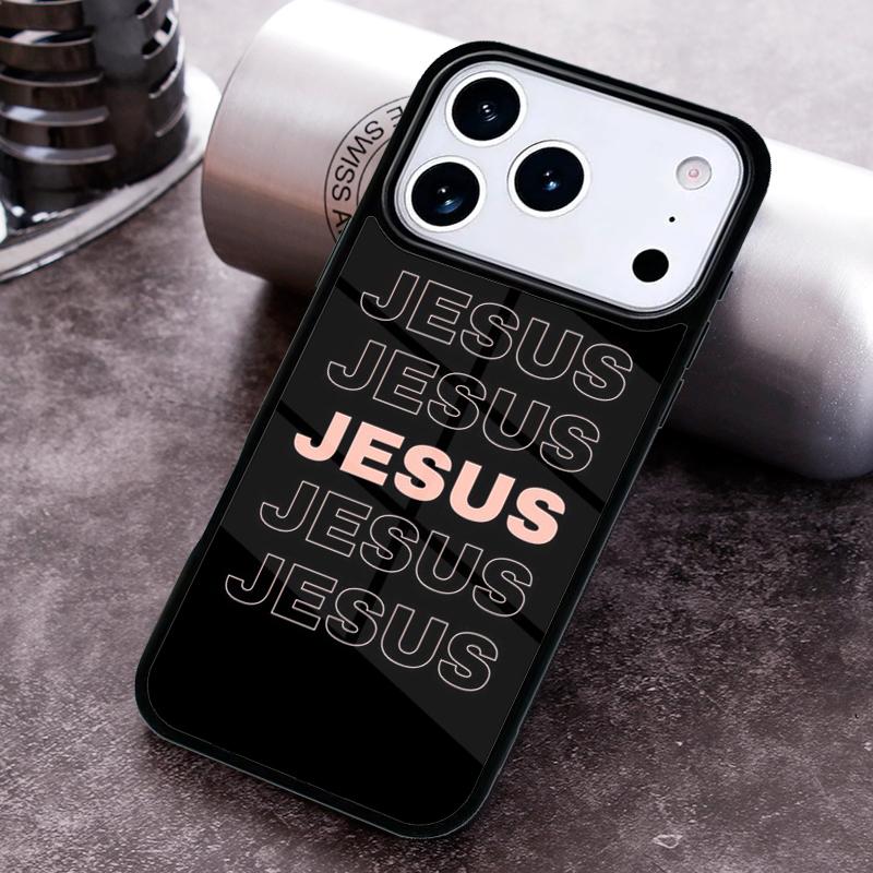 

God Jesus Christ Christian Phone Case for iPhone 17 16 15 Pro Max Air 14 13 12 11 Plus Shockproof Cover iPhone 16