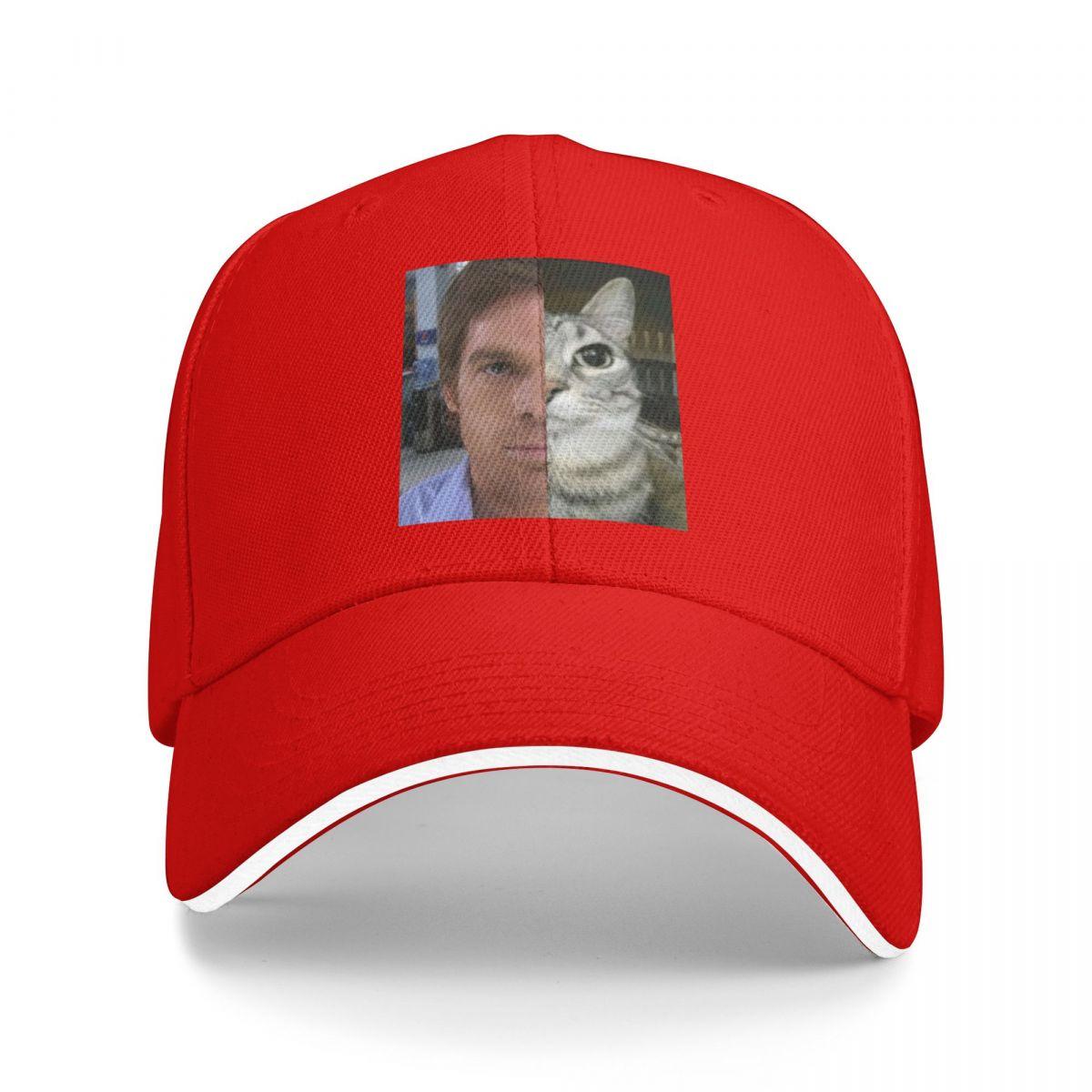 Baseball Caps Dexter Morgan Funny Cat Meme Customized Casual Unisex Spring Caps One Size