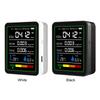 5 In 1 Formaldehyde Monitor Digital Display Carbon Dioxide Detector USB Rechargeable CO 2 Air Quality Monitor for Home Office