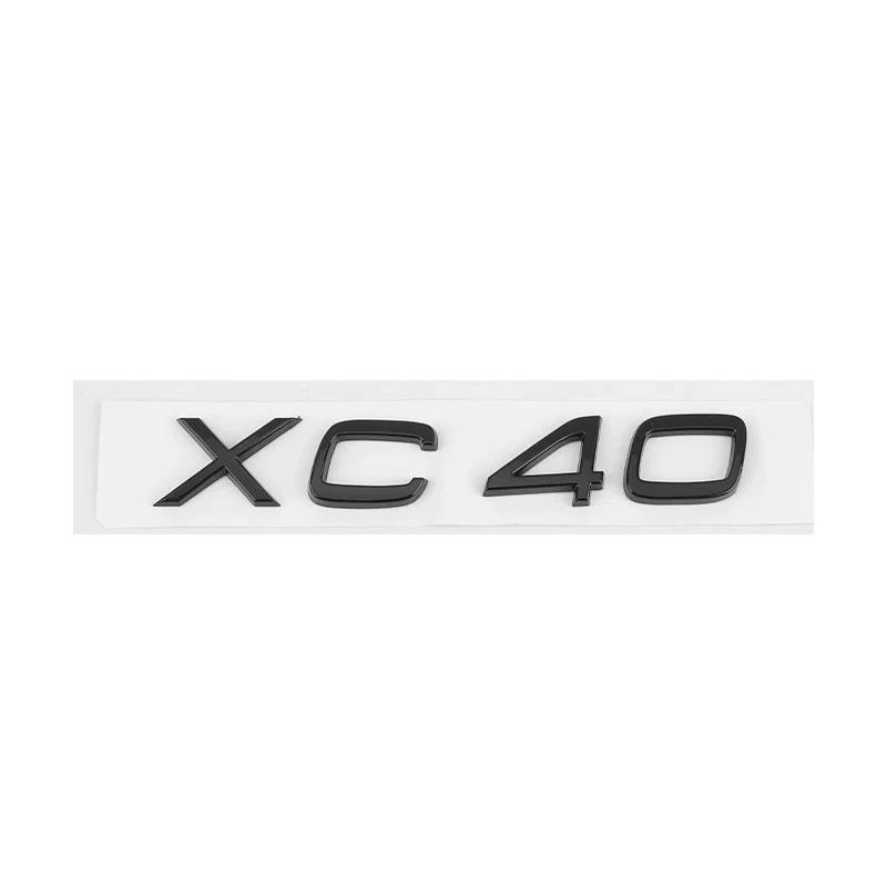 1PCS Car R DESIGN Emblem Badge 3D ABS Letter Sticker for Volvo XC60 XC90 XC40 V40 S60 S90 Auto Trunk Fender Exterior Accessories