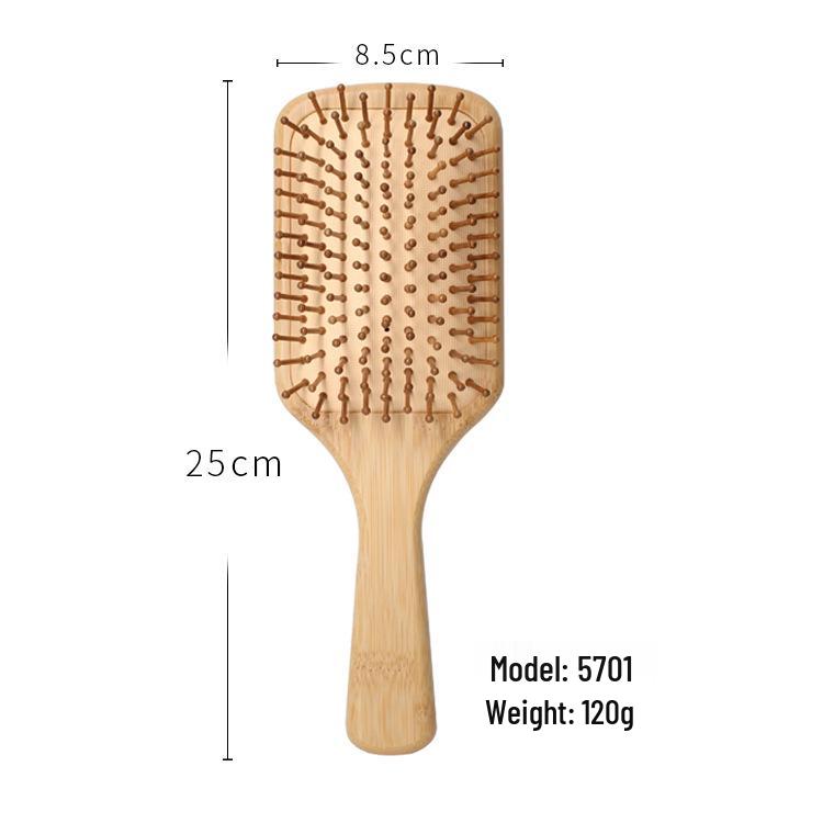 

Бамбуковая массажная расческа для кожи головы с воздушной подушкой, антистатическая