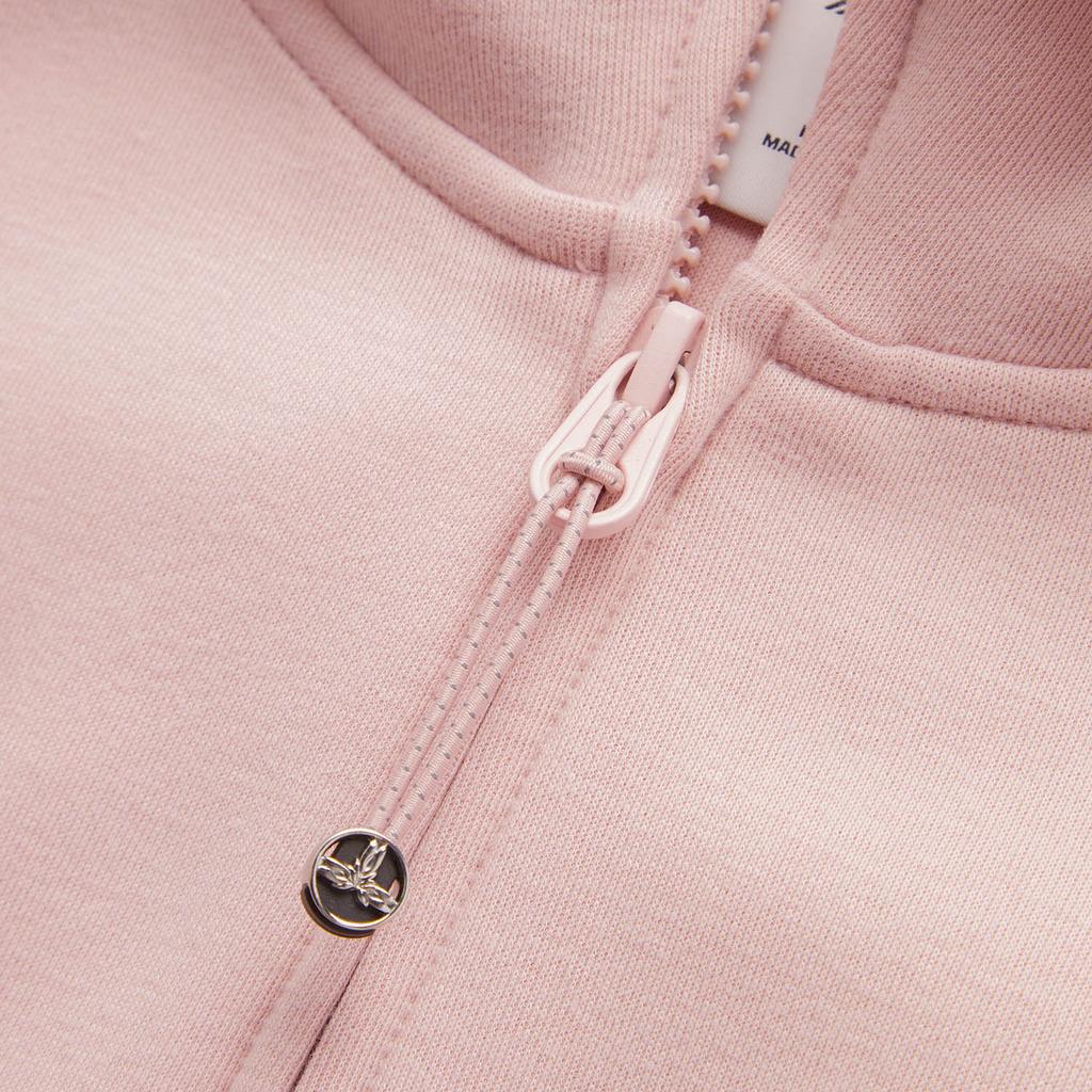 Li-Ning Plain Color Hooded Cardigan Sweatshirt Women tops Light-Pink AWDU970-8