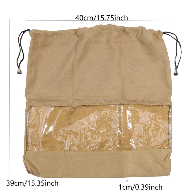 Underwear Storage Bag Transparent Breathable Moisture Resistant Fully closed dust bag Drawstring Home Organization