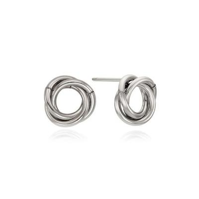 Round Twist Earrings OTE122207TSS