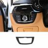 ABS Carbon Fiber Function Control Button Frame Trim For BMW 5 Series 2018-
