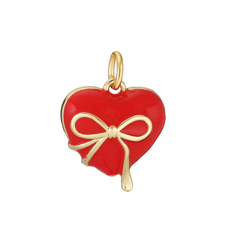 

HECHENG,Christmas Series Enamel Drip Oil Christmas Tree Red Socks Cute and Sweet Handmade Zircon Earrings Necklace Pendant Other