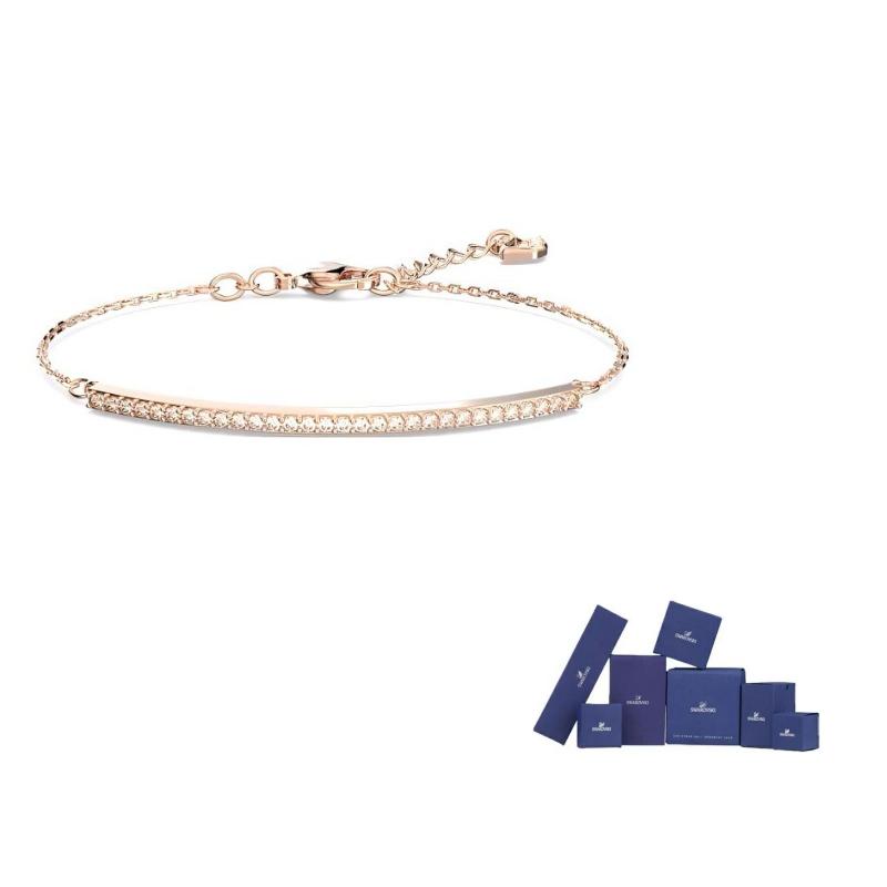 Swarovski Alloy Bracelets Womens White розового золота