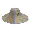 Foldable Straw Hat Fishing Sun Cap Men Women Hiking Travel Camping Sun Hats Drawstring Wide Brim Rattan Hat