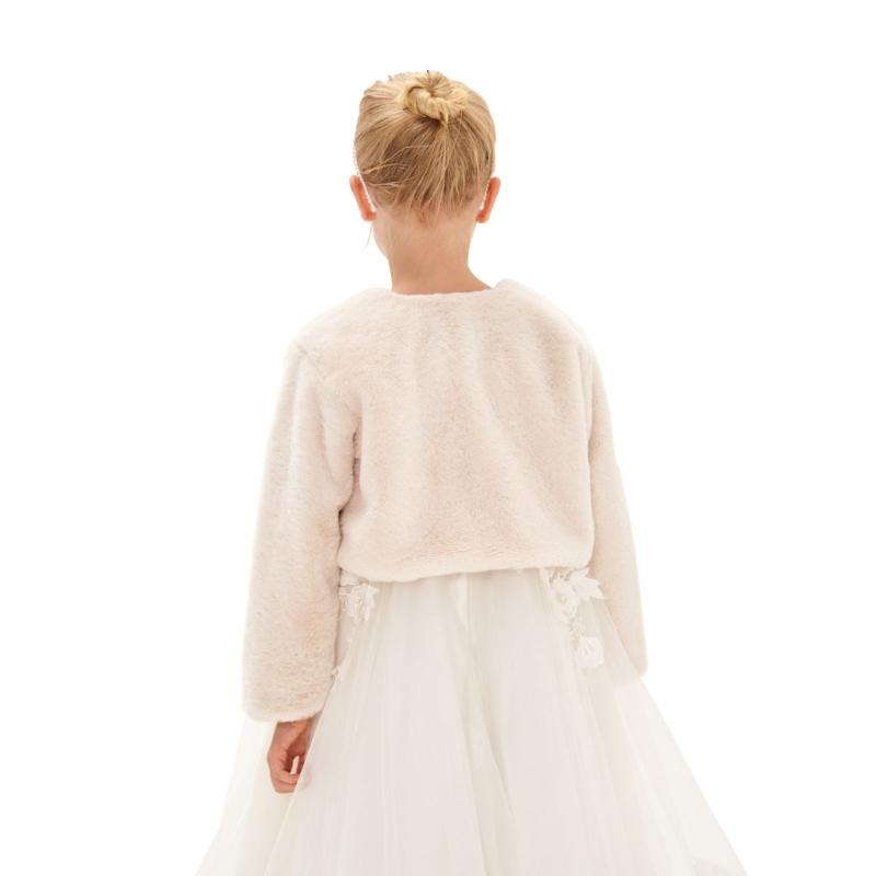 Brautjungfer Stola Kinder Warmer Umhang Baby Oberbekleidung Schal Winteraccessoires für Hochzeitsfeier