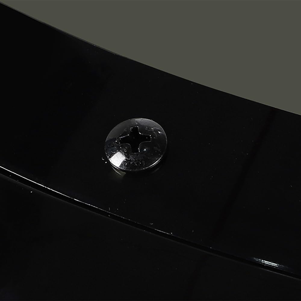 Universal Rocket Bikini Motorcycle Cafe Racer Front Cowl (Black/Smoked Glass)