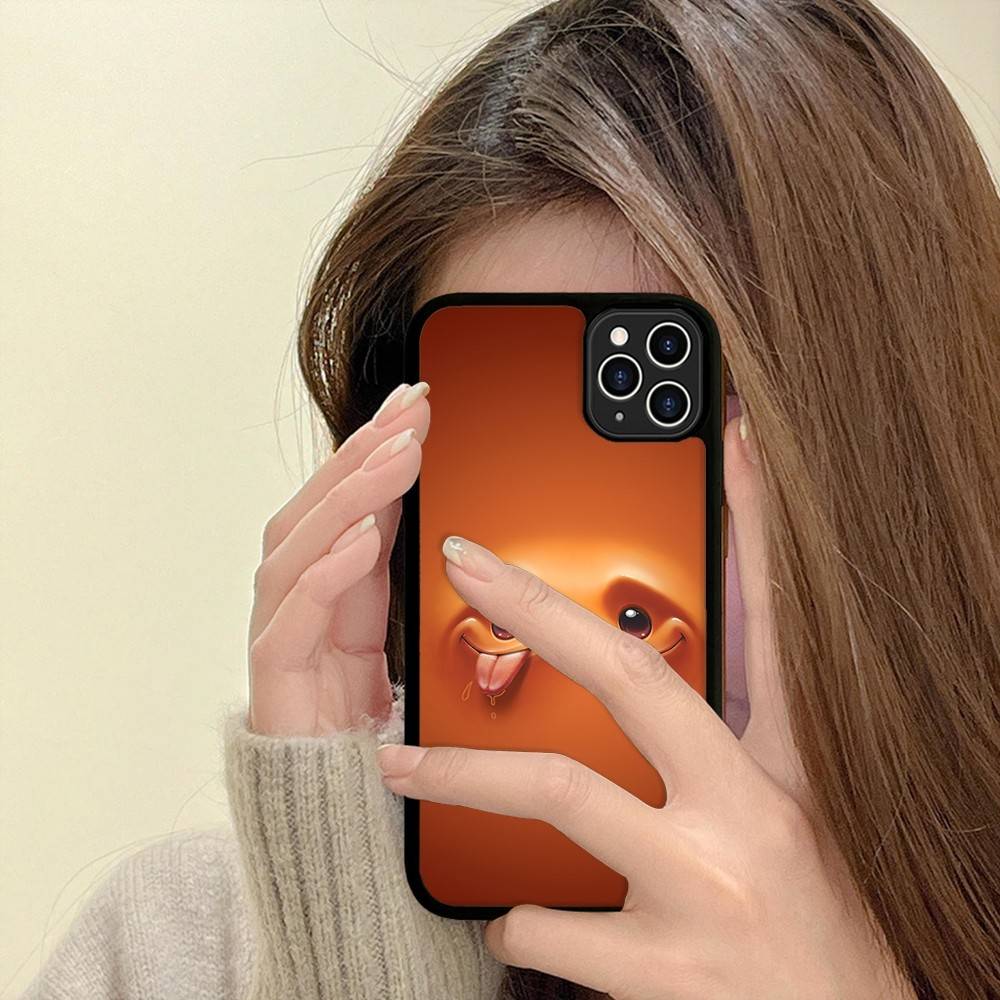 Funny Face For IPhone 17 16 15 14 13 12 11 Mini Pro Max Plus PC+TPU Back Phone Cover