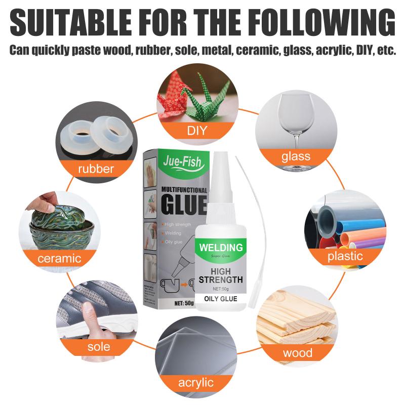 Welding High Strength Oily Glue - Universal Superglue Mighty  Glue for Resin Ceramic Metal Glass