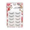 Lashie - Set of 5 Pairs: Criss Cross Clear Band False Eyelashes