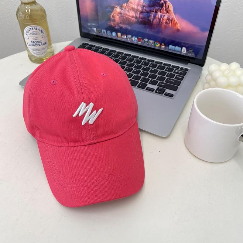 Alphabet cap men's and women's ins trendy fashion sports visor, face-showing small baseball cap, spring and autumn new models