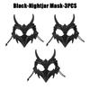 Halbgesichts Totenkopfmaske Dämon Skelett Wolf Drache Tiger Cosplay Halloween Party Requisite Lange Zähne Kopfbedeckung für Erwachsenen Rollenspiel