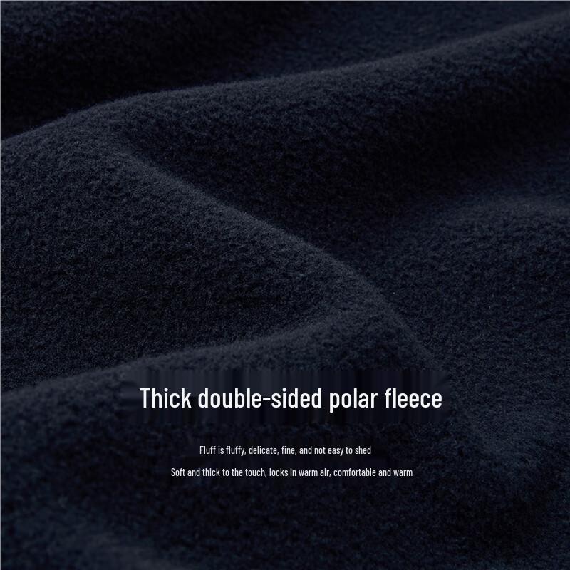 Giordano Men's Stand Collar Fleece Jacket