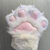 Kawaii Cartoon Cosplay Costume Gloves Furry Fursuit Kigurumi Plush Cat Paw Gloves Thicken Warm Cat Claw Mittens Gifts