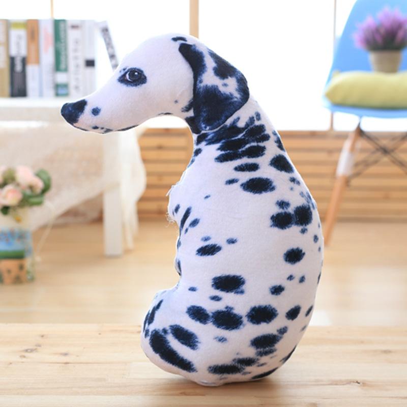 50Cm 3D Dog Simulation Plush Toys Soft Pillow Lifelike Plushies Stuffed Animal Cushion Pillow For Kids Home Decor Birthday Gifts