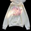 Ladies Fashion Casual Long Sleeve Round Neck Hoodie Pullover Top With  Pockets