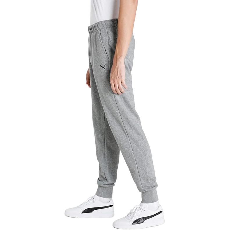 Puma Logo Mid-Rise Tapered Knit Sports Pants Men bottoms 84722003