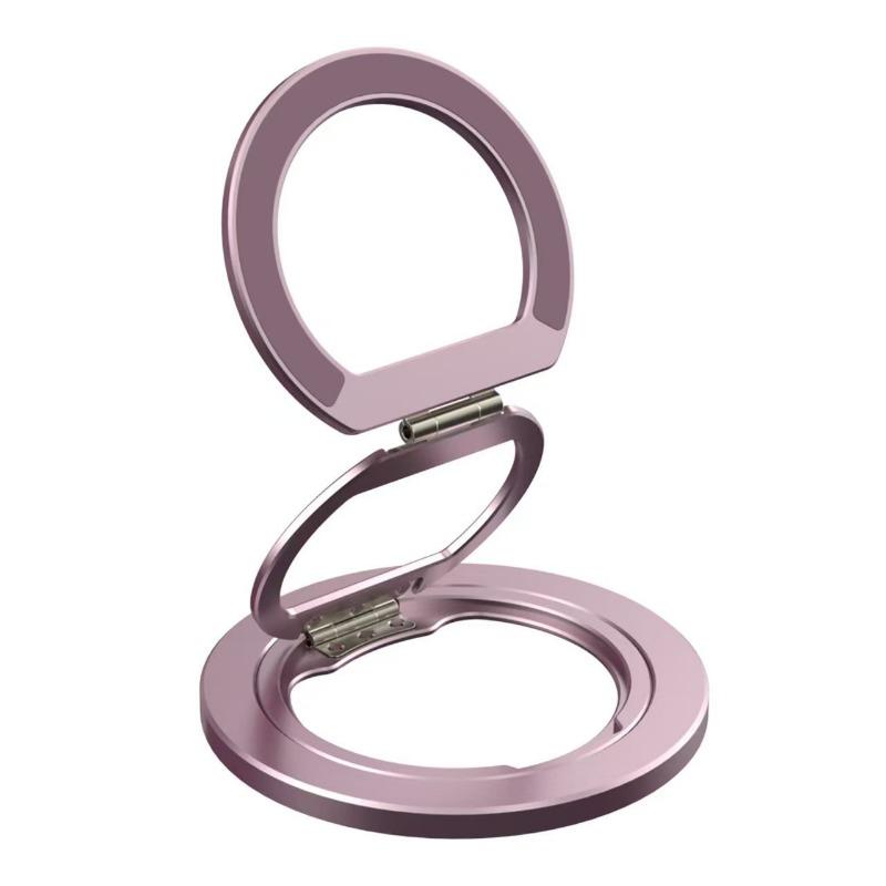 Multifunctional Tri Fold Magnetic 360 Degree Rotating Aluminum Alloy Double Sided Stand