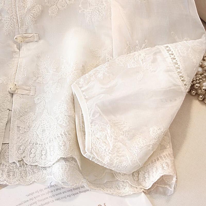 Blusa Elegante da Donna in Lyocell Nuovo Stile Cinese