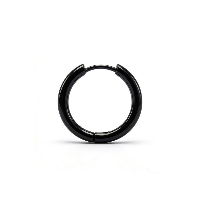 European Hip Hop Hiphop Male Titanium Steel Inscribed Ear Ring