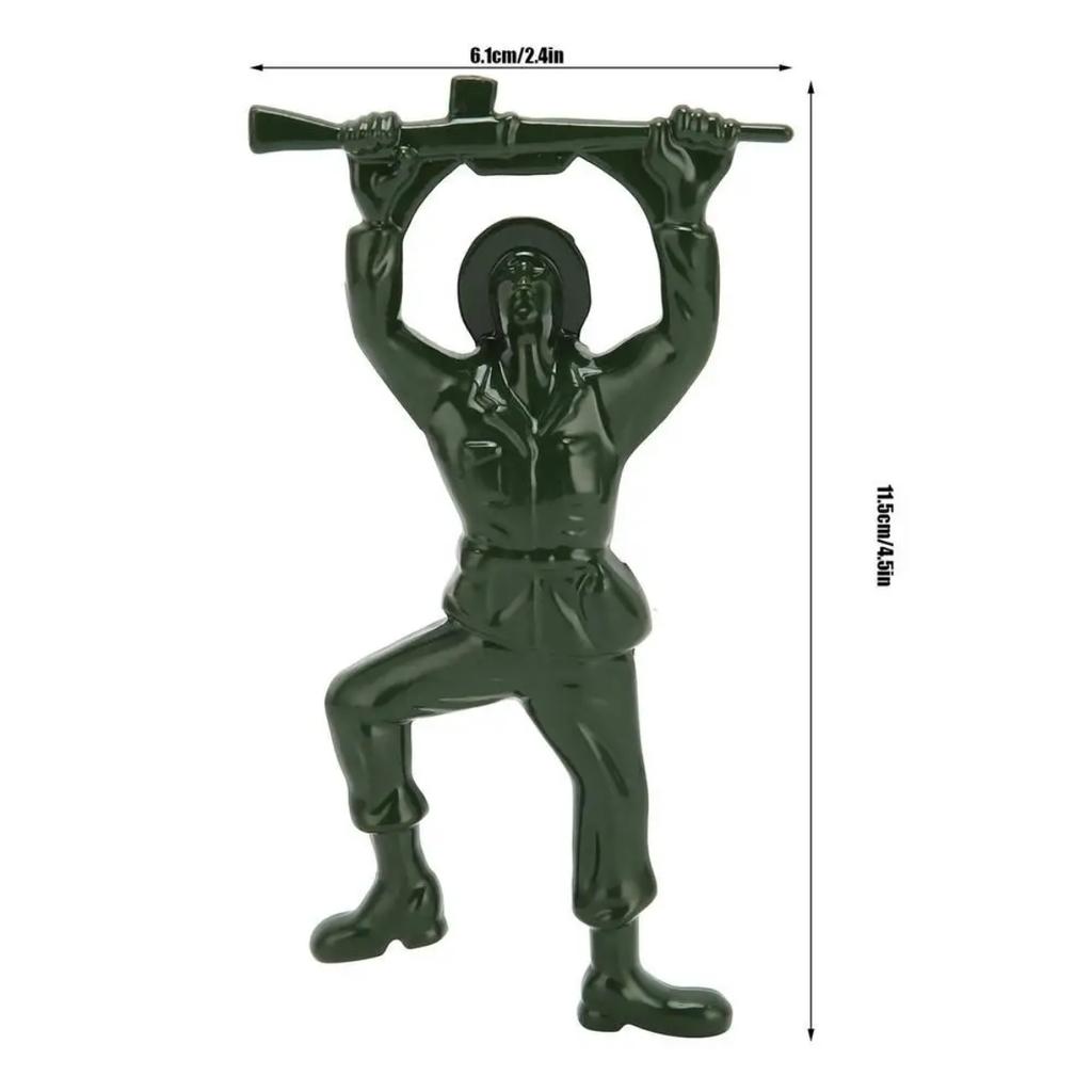 Green Soldier Bottle Opener Army Man Bottle Opener Unique and Soldier Shaped Beer Opener Funny Bottle Opener Metal Bottle Opener