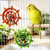 Birds Steering Wheel Engaging Birds Plaything Colorful Rotating Bead Wheel To Keep Birds Active And Happy